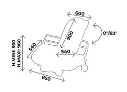 Fauteuil brancard de chirurgie ambulatoire électrique MULTI CHIR