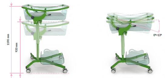 Dimensions berceau maternité SL2110