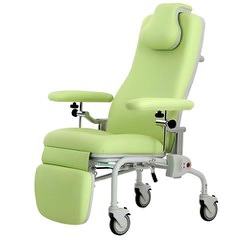 Fauteuil de prélèvement à hauteur fixe sur roues